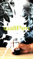 white ink text